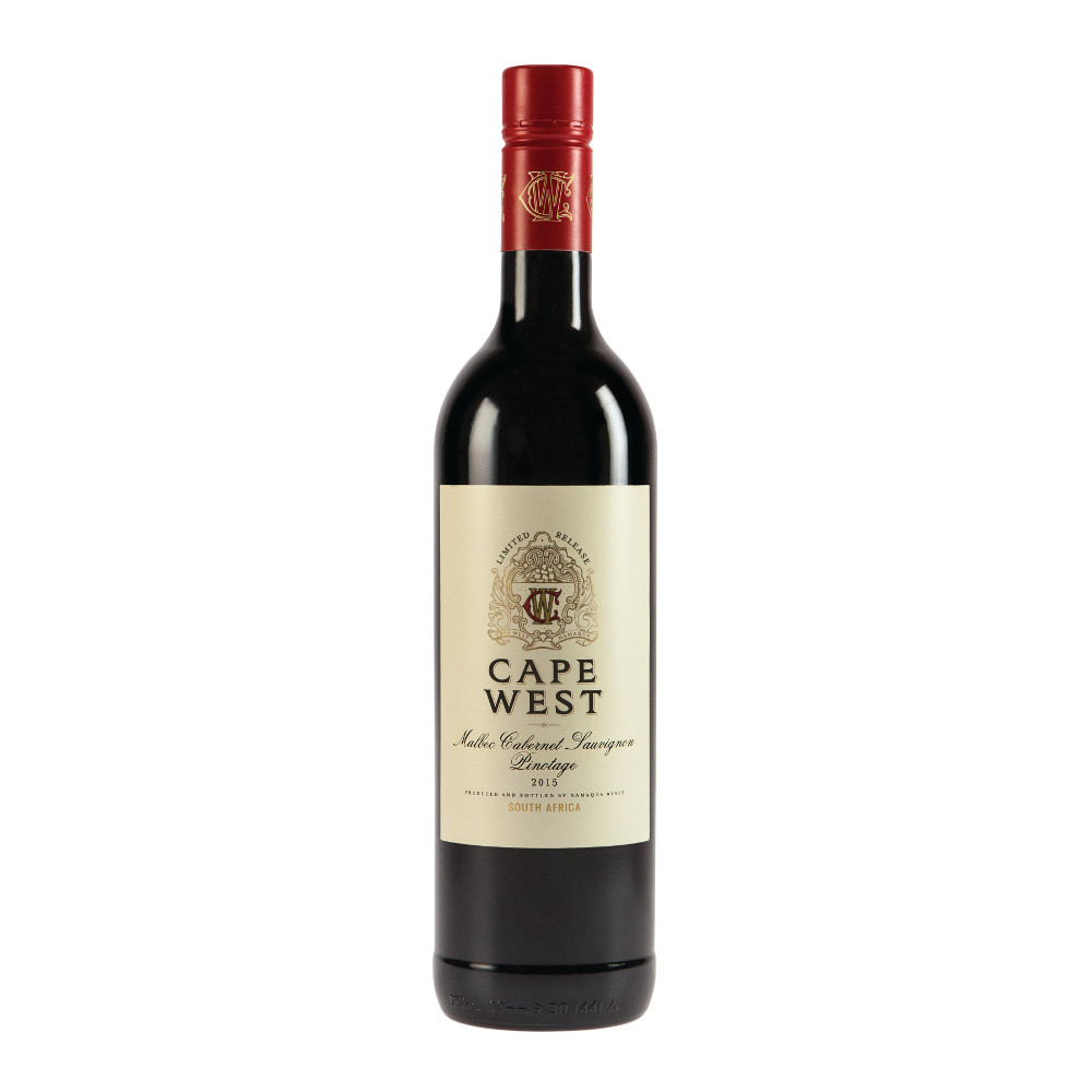 Cape West Malbec Cababernet Sauvignon Pinotage Bottle Cape West Malbec Cababernet Sauvignon Pinotage Bottle
