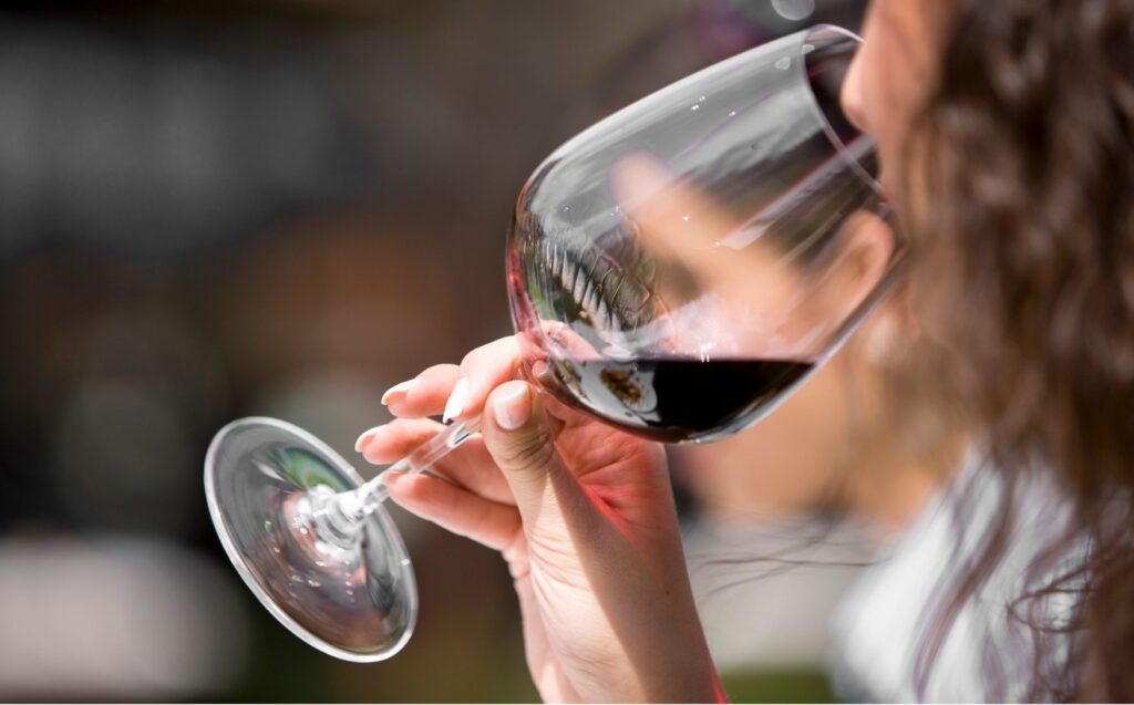 Enjoying Namaqua Red Wine